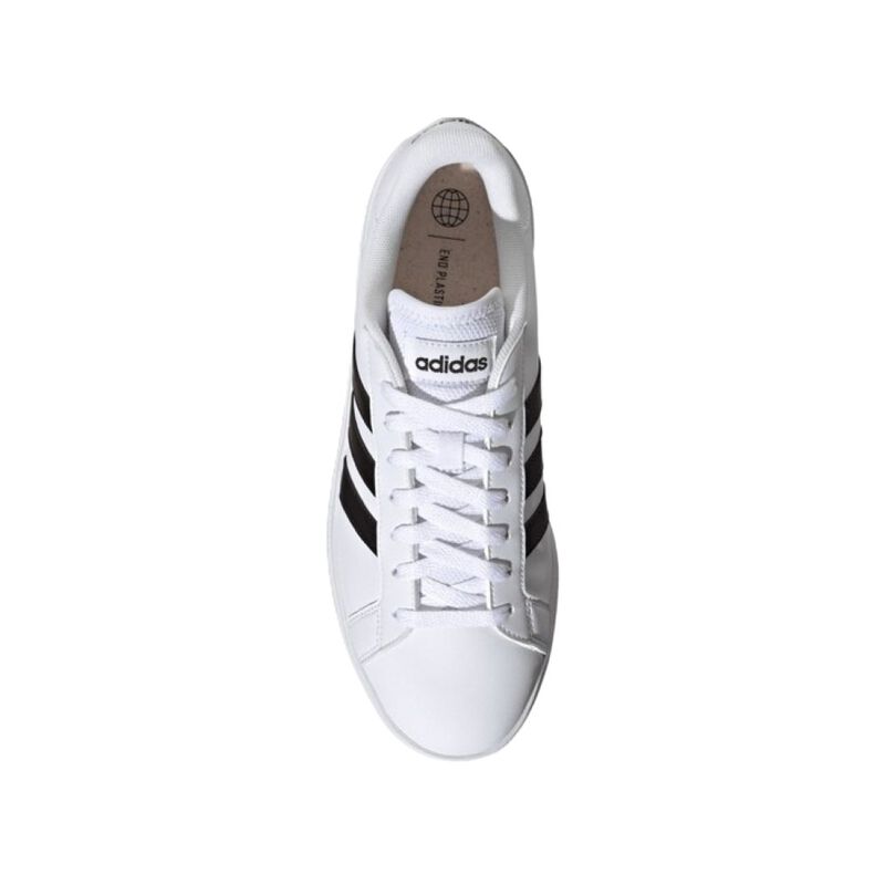 Tenis Hombre Adidas Grand Court Base Blanco Gw9... image number null