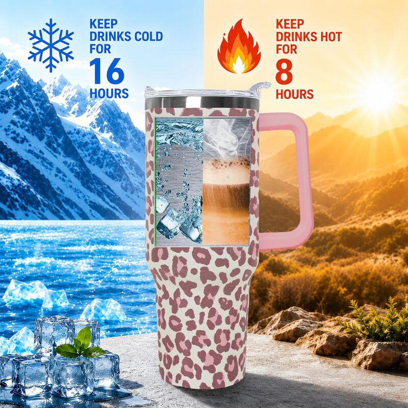 Vaso Termo Ceovfoi 1200 ml Con Dise&ntilde;o De Leopar... image number null