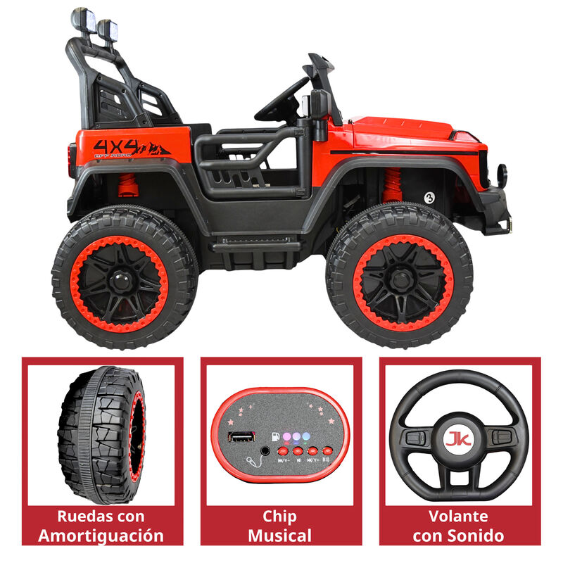 Montable El&eacute;ctrico Camioneta 4x4 para Ni&ntilde;os Con... image number null
