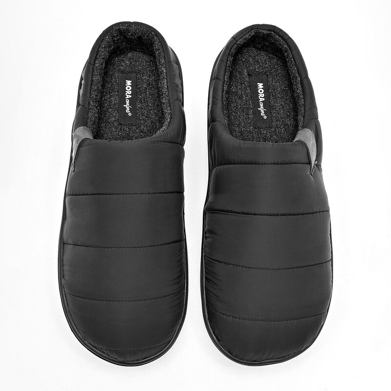 Mora Confort Pantufla para hombre negro image number null