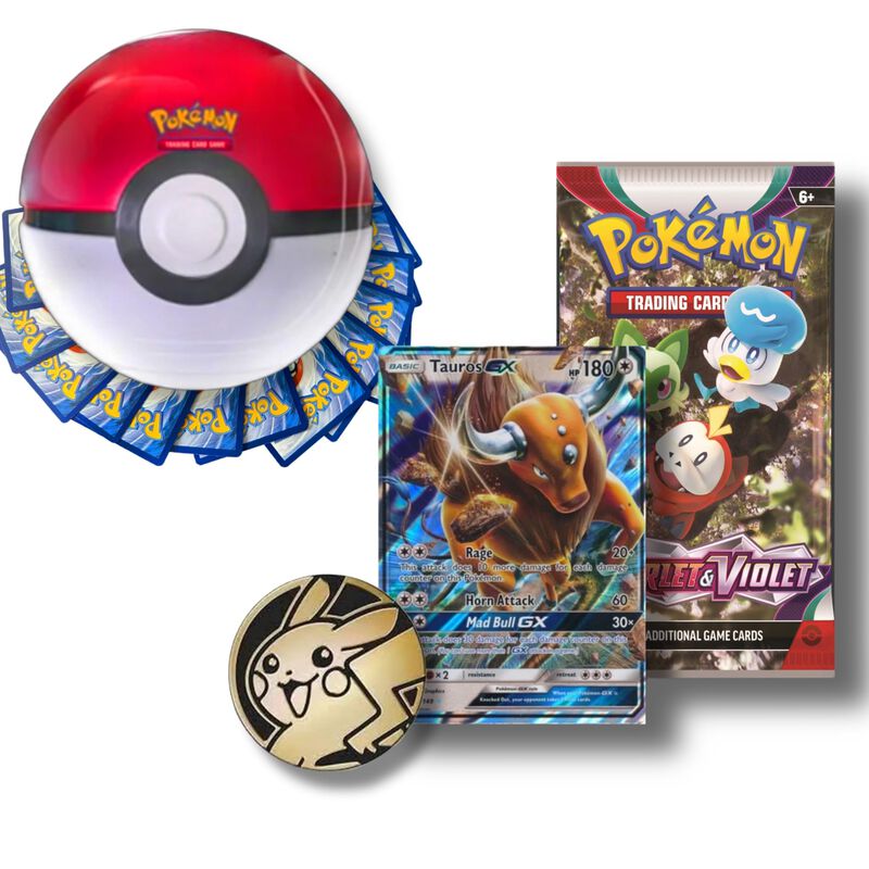Paquete De Fiesta Pok&eacute;mon Tcg Con 50 Cartas Sur... image number null