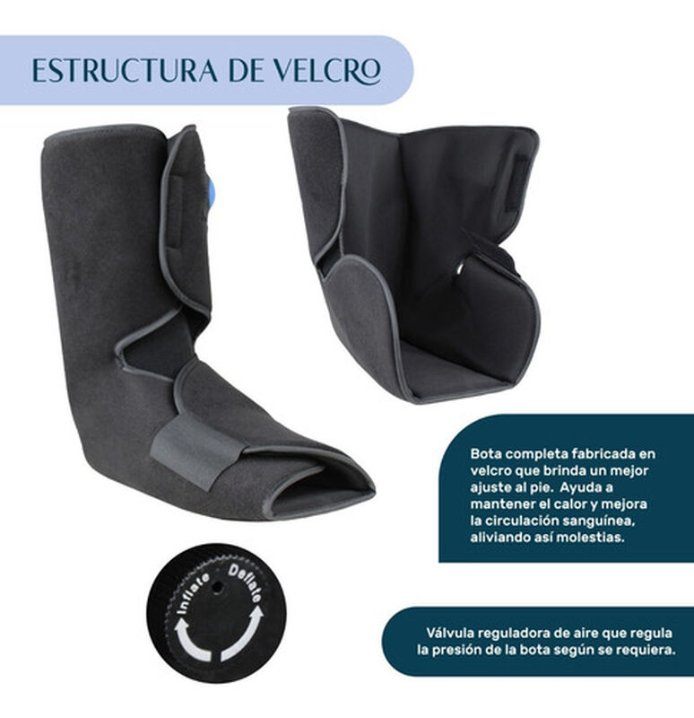 Bota Ferula Baja Neum&aacute;tica Walker InM&oacute;vilizador... image number null