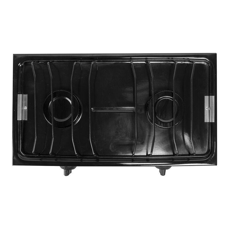 Parrilla de gas con 2 quemadores IUSA, color ne... image number null