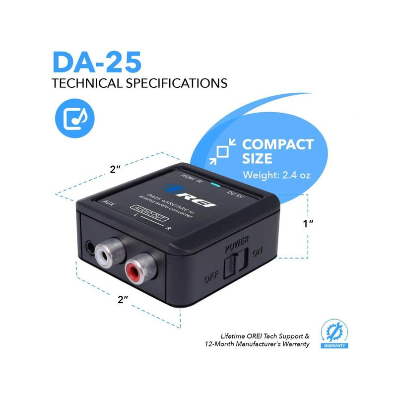 Convertidor De Audio Orei Premium Hdmi (earc Y ... image number null