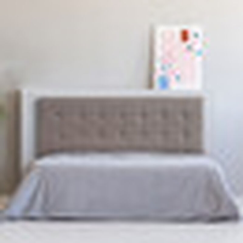 Cabecera Individual Dicasa Bilbao Gris Oscuro image number null