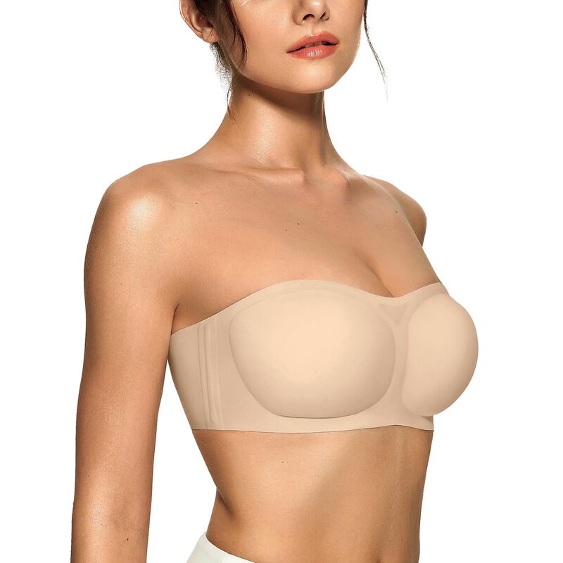 Sujetador sin Tirantes OEAK Bandeau Acolchado X... image number null