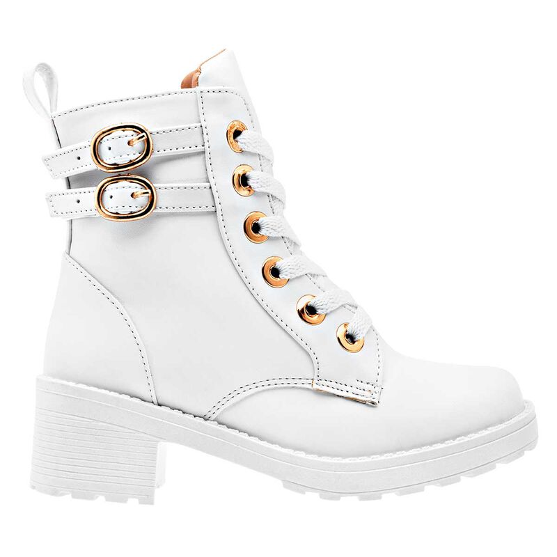 Jacky Hilton Bot&iacute;n para mujer blanco image number null