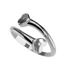 Anillo de Compromiso en Oro Blanco 14K con Circonia -  Talla:8/ FJ719-14W-CZ-8