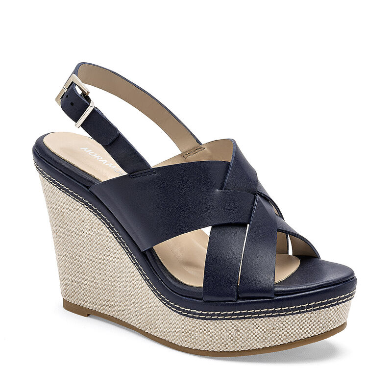 Moramora sandalia cu&ntilde;a para mujer marino cod 14... image number null