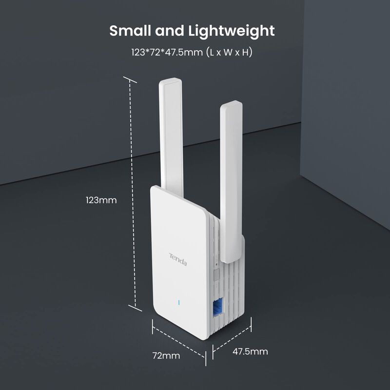 Extensor Wifi Tenda A33 Ax3000 De Doble Banda C... image number null