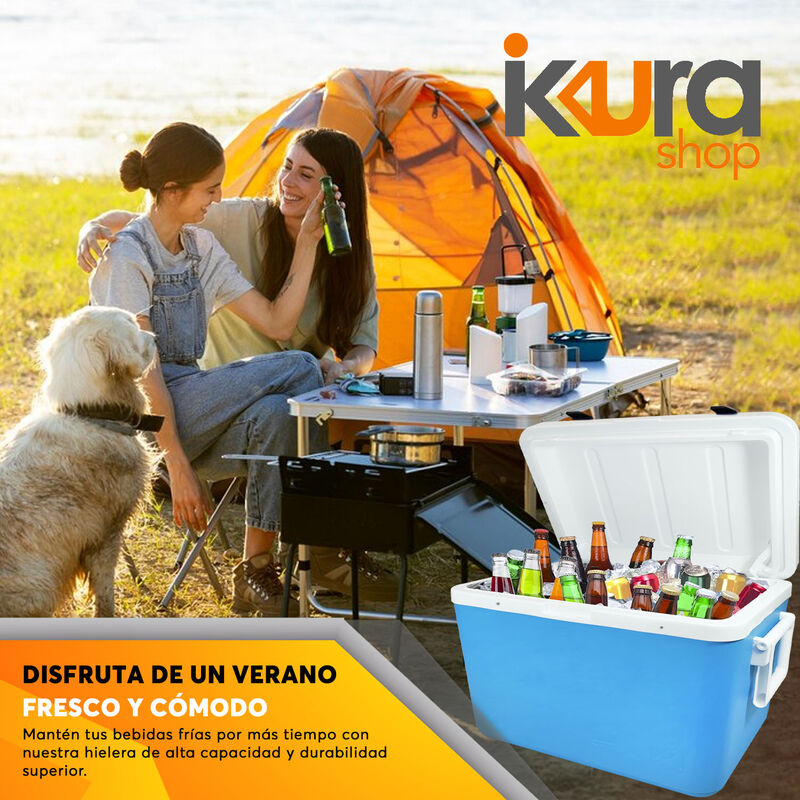 Combo 3 Hieleras 48QT + 30QT  + 16QT Con Asa Az... image number null