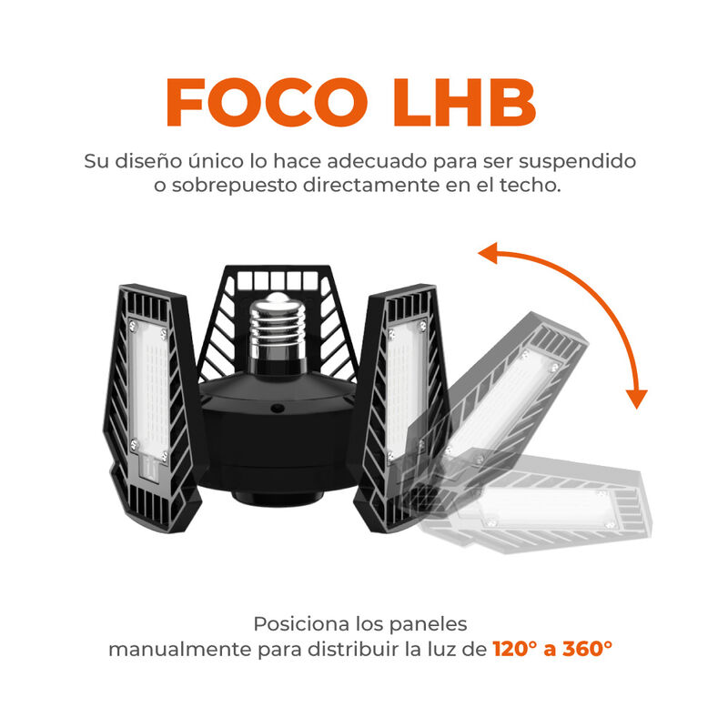 Foco LED Tipo Ventilador 35 W Alta Potencia LHB... image number null