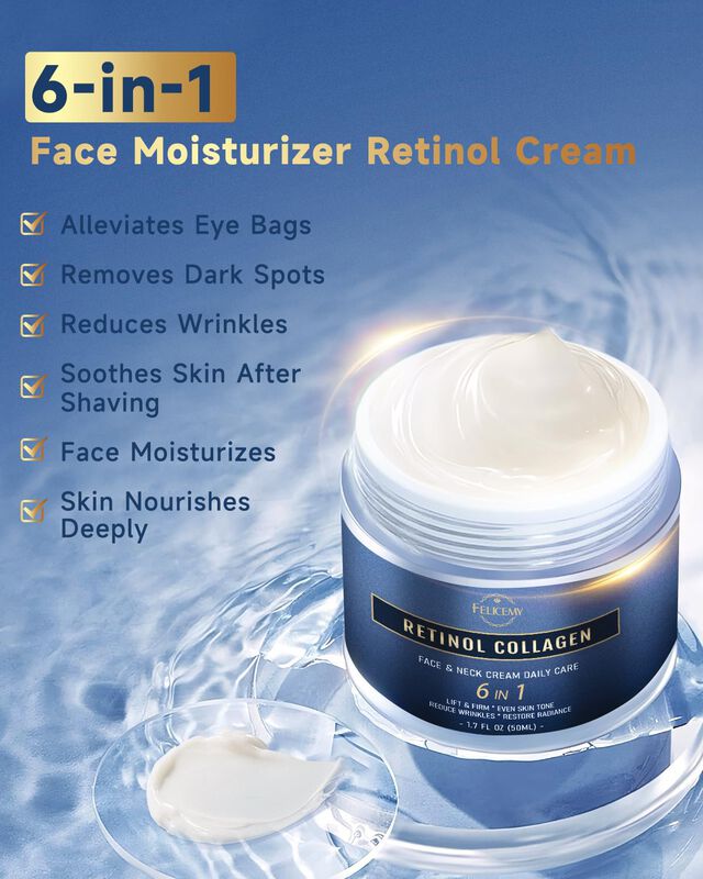 Crema Facial Felicemy 6 En 1 Para Hombres Con R... image number null