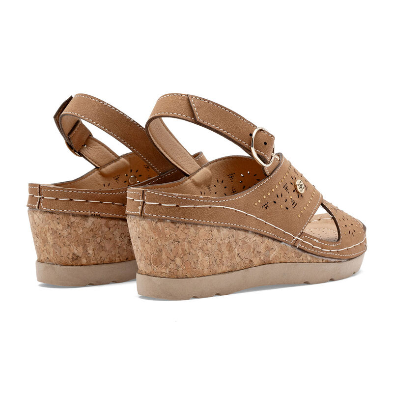 Mora Tierra Sandalia Camel Para Mujer 147652ce image number null