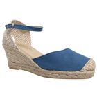 NOESLOMISMO BY DILEMA Alpargatas para Mujer | Sandalias con Cu&ntilde;a Azul