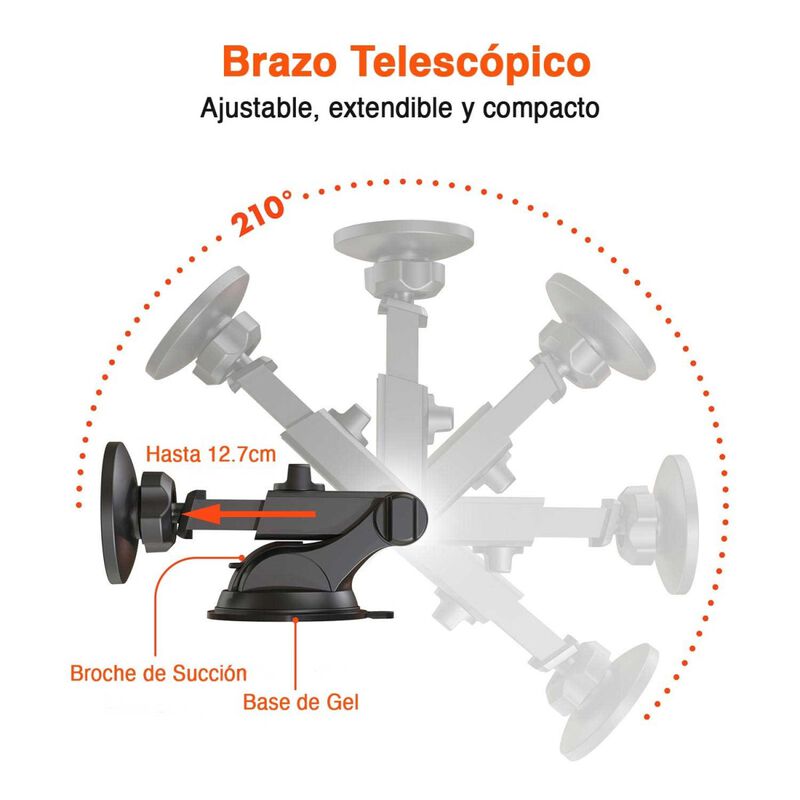 Soporte HYPERGEAR Magn&eacute;tico 3en1 Universal para... image number null