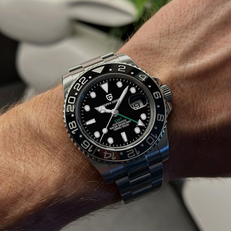 Reloj Benyar Gmt Autom&aacute;tico 40 mm Acero Inoxida... image number null