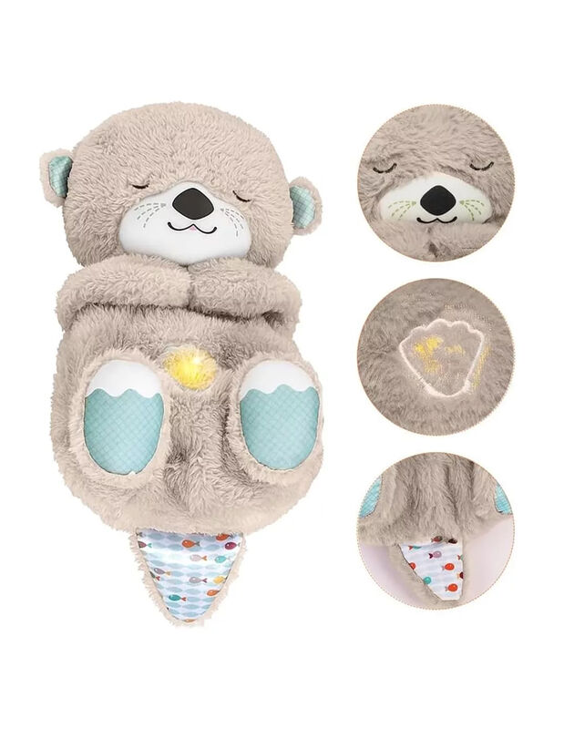 Peluche Nutria Pink Brule image number null