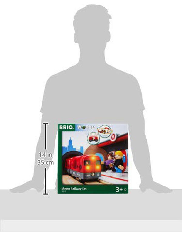 Set De Tren Brio Metro Railway 33513 Dynamic, 2... image number null