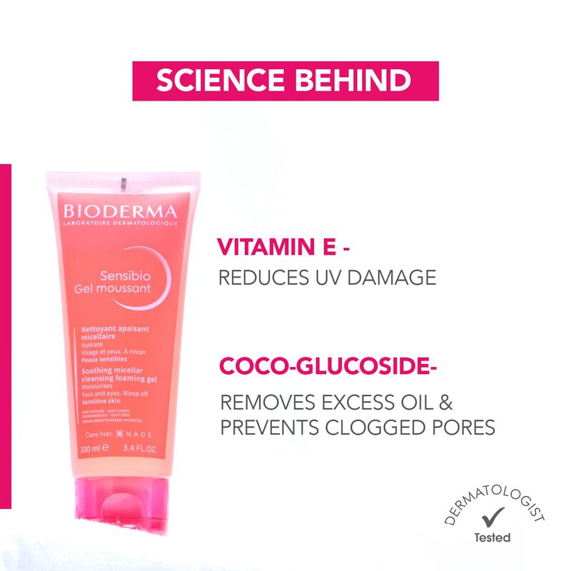 Gel Limpiador Bioderma Sensibio Micellar Para P... image number null