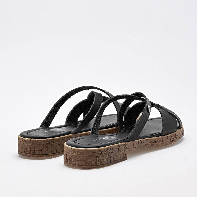 Mora Tierra Sandalia para mujer negro image number null