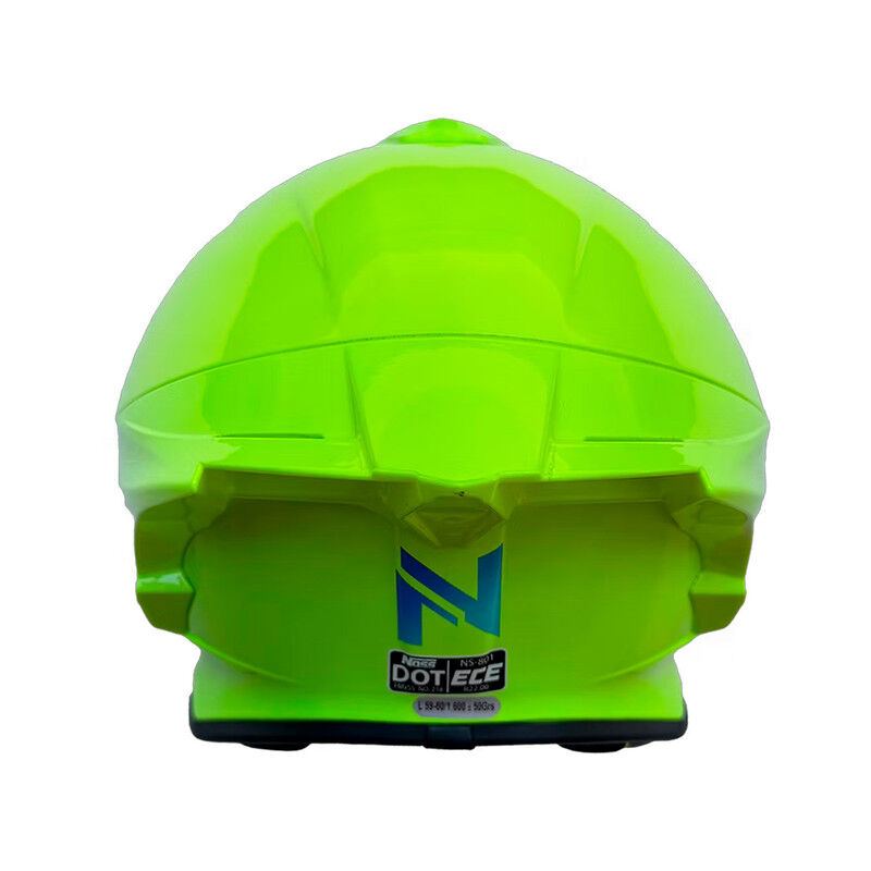 Casco Noss Ns-801p Cerrado S&oacute;lido Neon Fluoresc... image number null