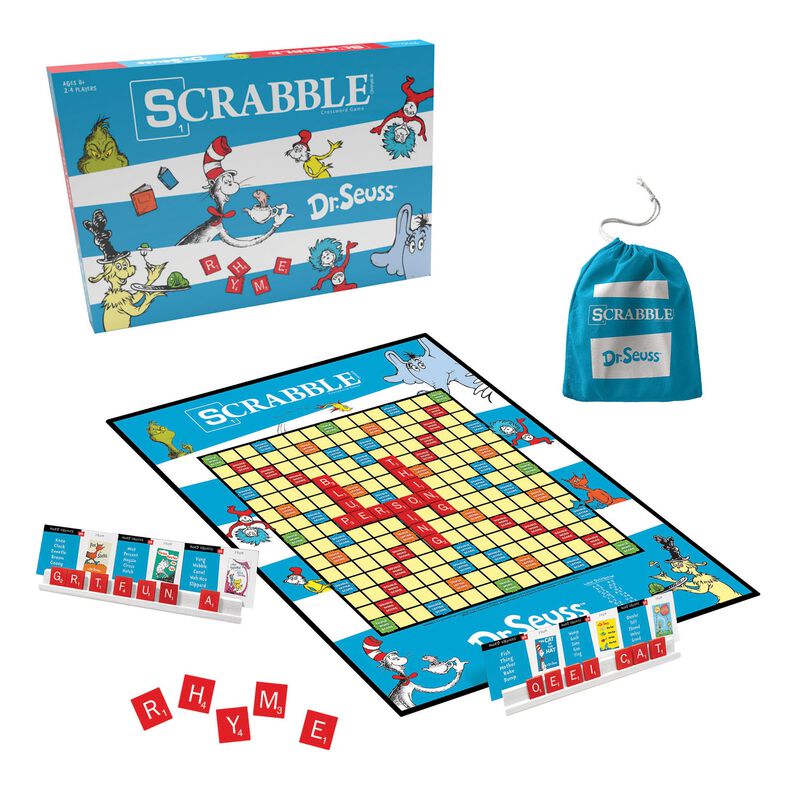 Juego De Mesa Usapoly Scrabble: Dr. Seuss Editi... image number null