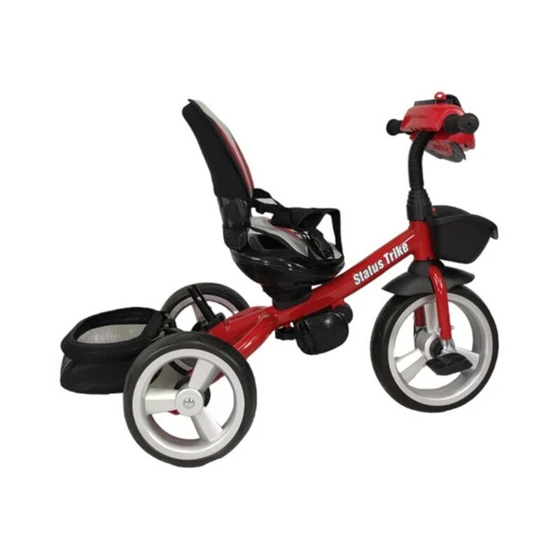Triciclo Para Ni&ntilde;os Rojo 7en1 Con Asiento Girat... image number null
