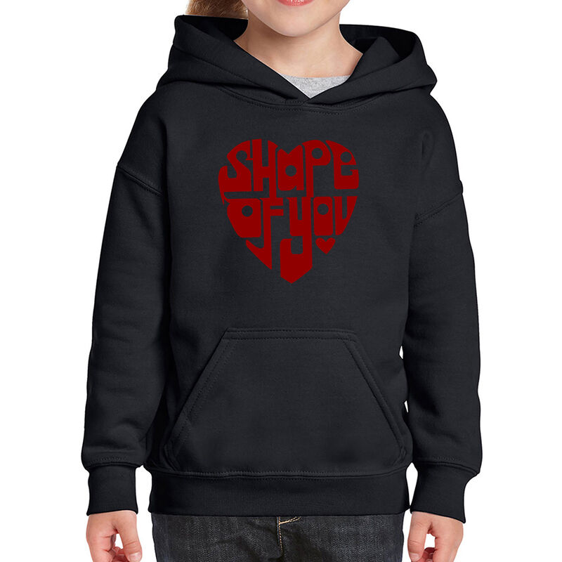 Sudadera Con Capucha Word Art Para Ni&ntilde;a - Shape... image number null