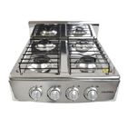 Parrilla A Gas Supra 4q-titan Sil 4 Quemadores Titan Silver Ort