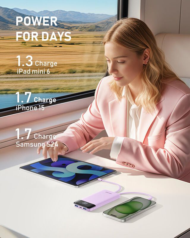 Cargador Port&aacute;til Charmast Power Bank De 10000 ... image number null
