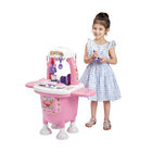 Cocina Mini Chef Color Rosa Con 15 Accesorios 5532
