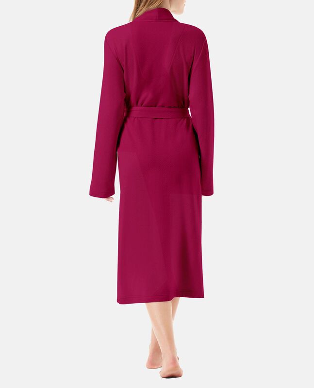 Bata Smoking con Vivo Fucsia image number null