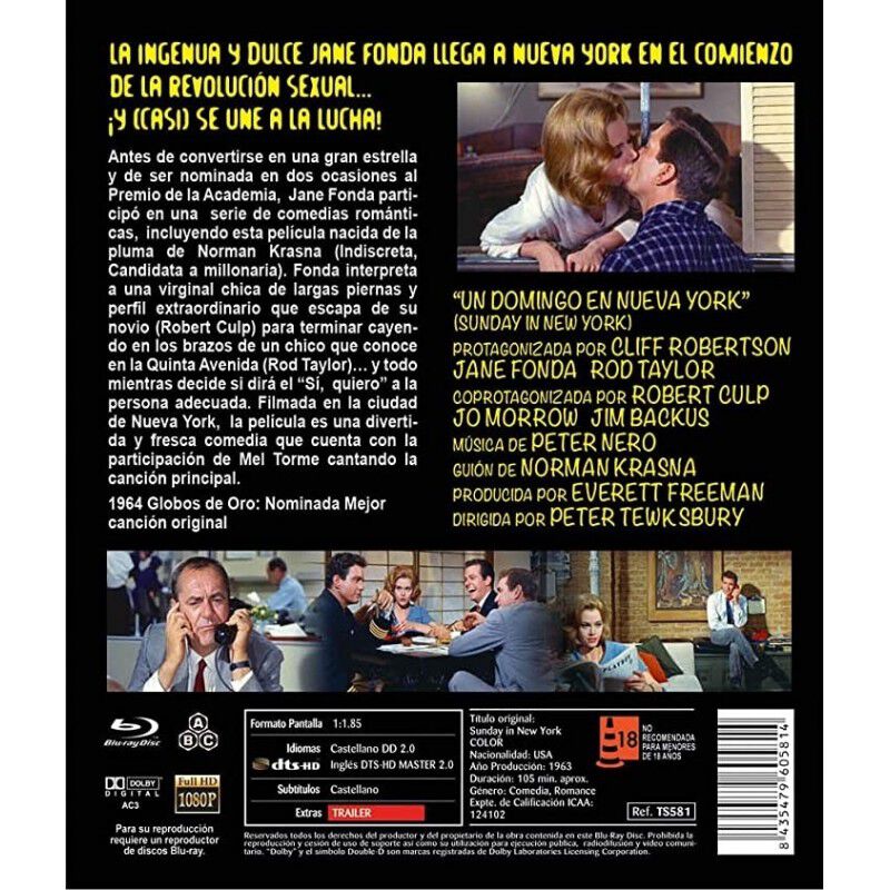 Un Domingo En Nueva York [blu-ray] (1963) image number null