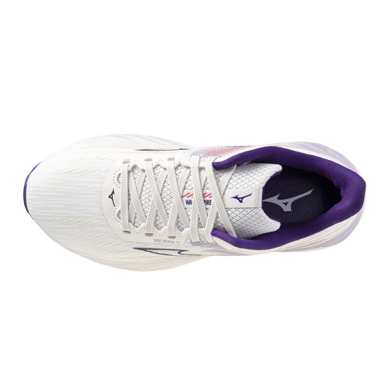 Tenis Mizuno Mujeres Wave Inspire 21 White-Vint... image number null