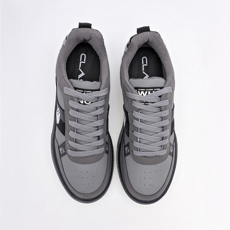 Clasben Tenis urbano para hombre gris negro image number null