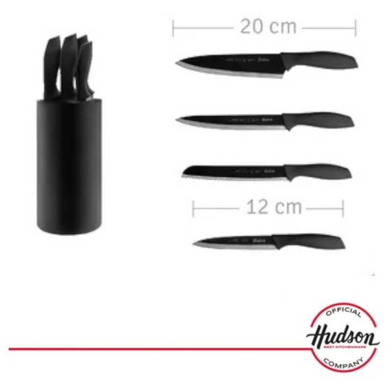 Juego Set 4 cuchillos HUDSON Inox Antihaderente... image number null