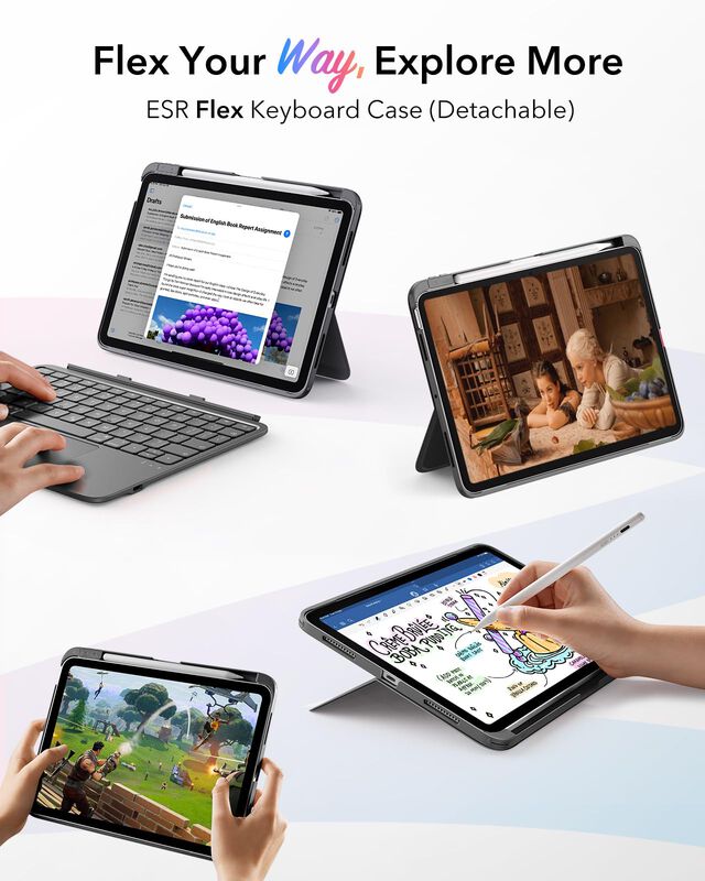 Funda Con Teclado Esr Para Ipad 11" A16 10&ordf; Gen... image number null
