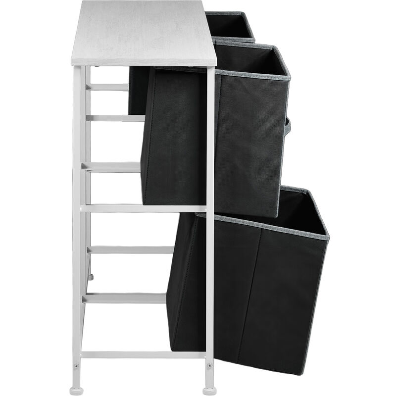Mueble Cajonera Buro Organizador 5 Cajones Tela... image number null