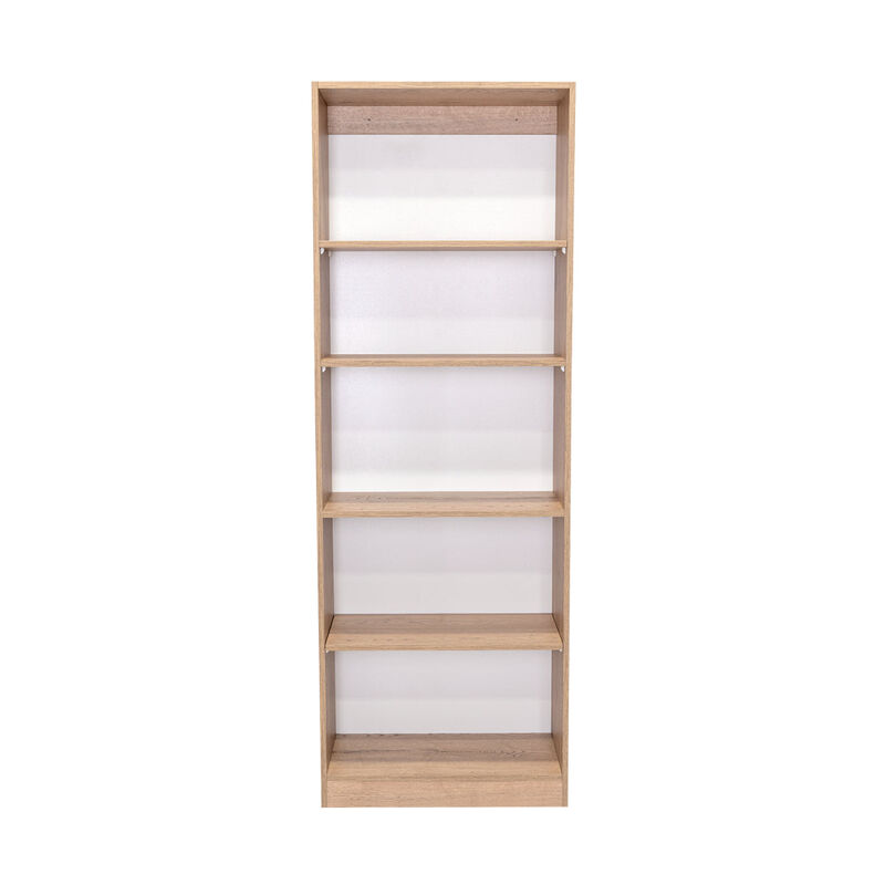 Librero Home, Macadamia y Blanco, con Cinco Ent... image number null