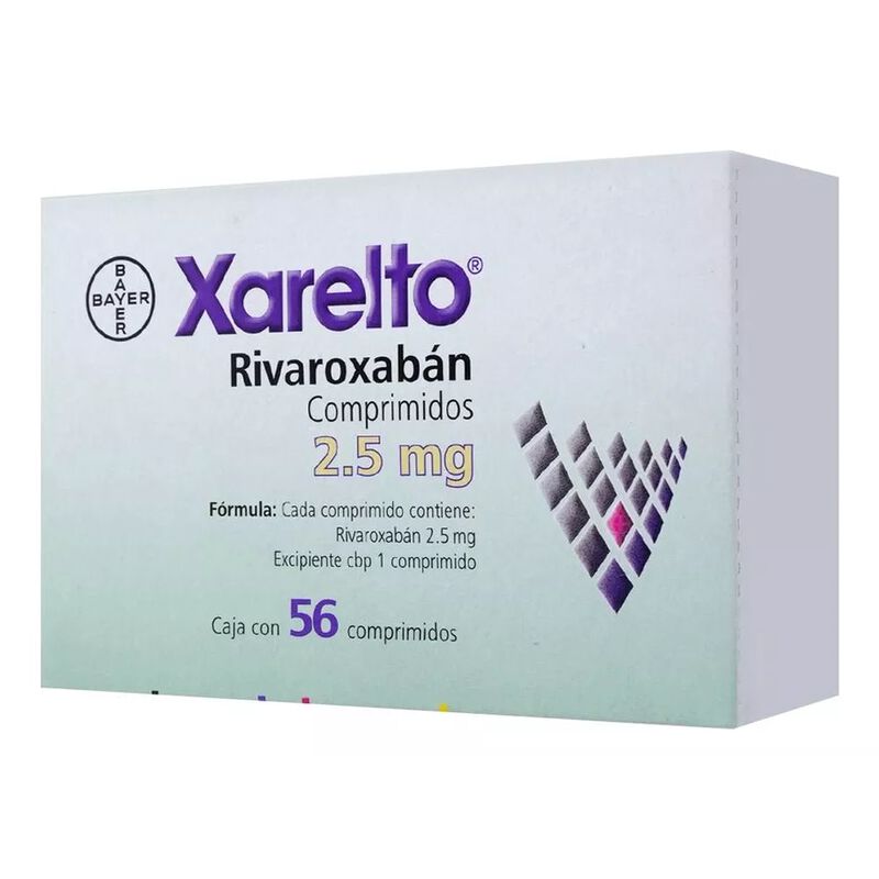 Xarelto Comprimido 2.5 Mg, 56 Comprimidos image number null