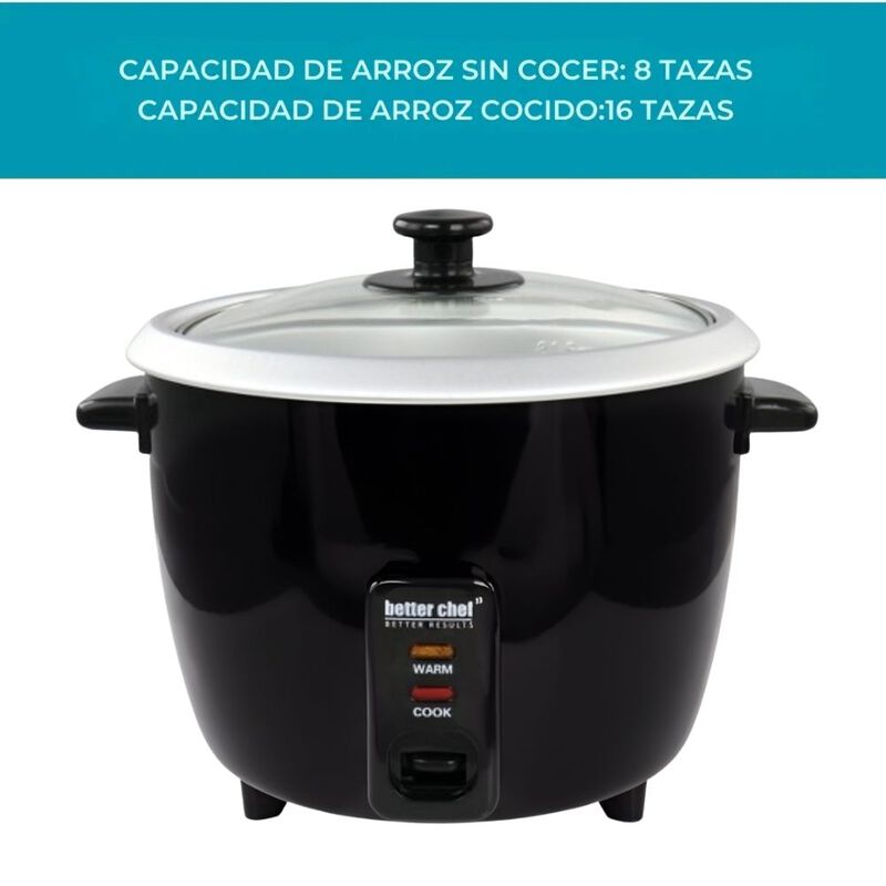 Olla Arrocera Better Chef Vaporera 8 Tazas Arro... image number null