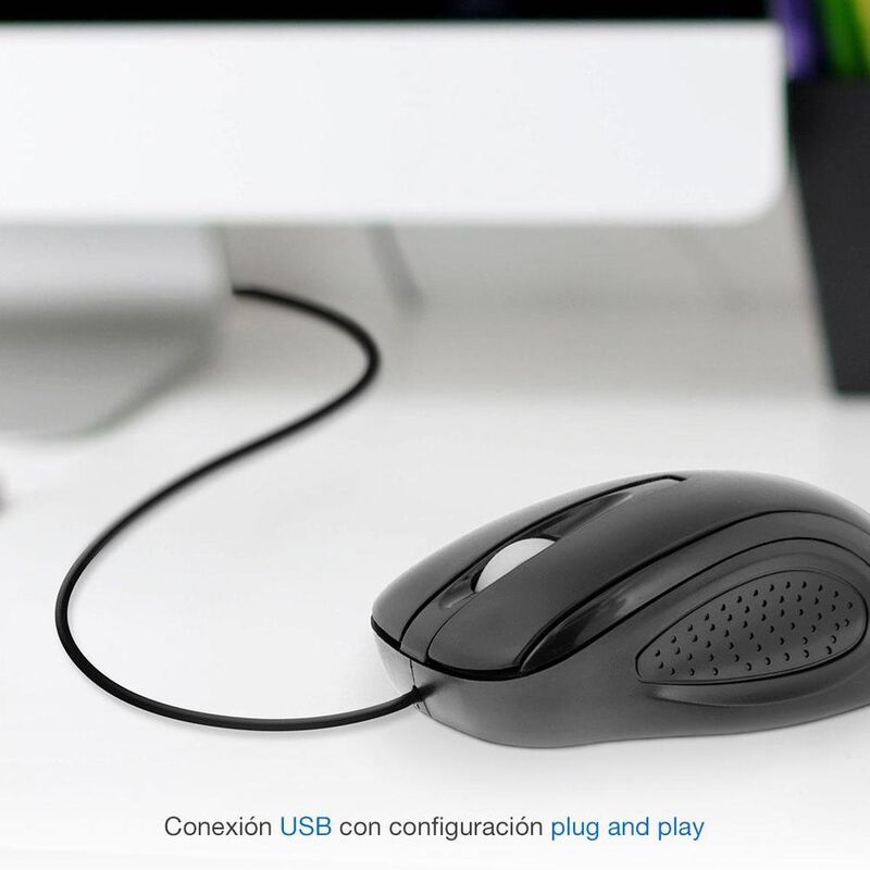 Mouse 3D de tres botones con cable Xtech XTM-17... image number null