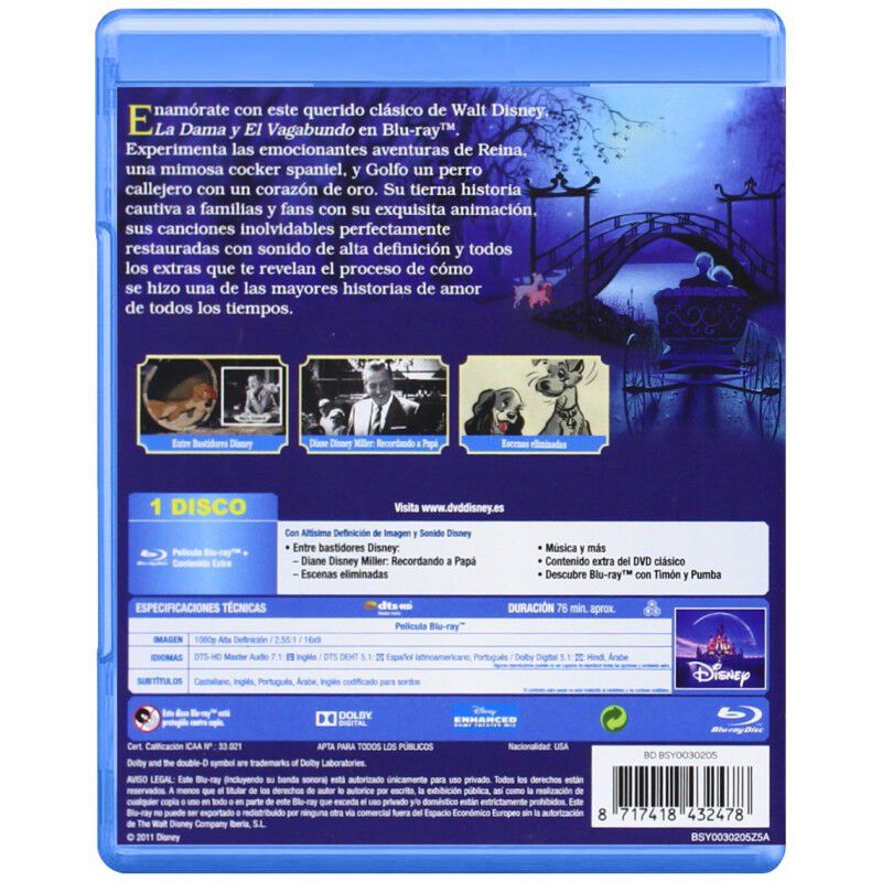La Dama Y El Vagabundo [Blu-ray] image number null