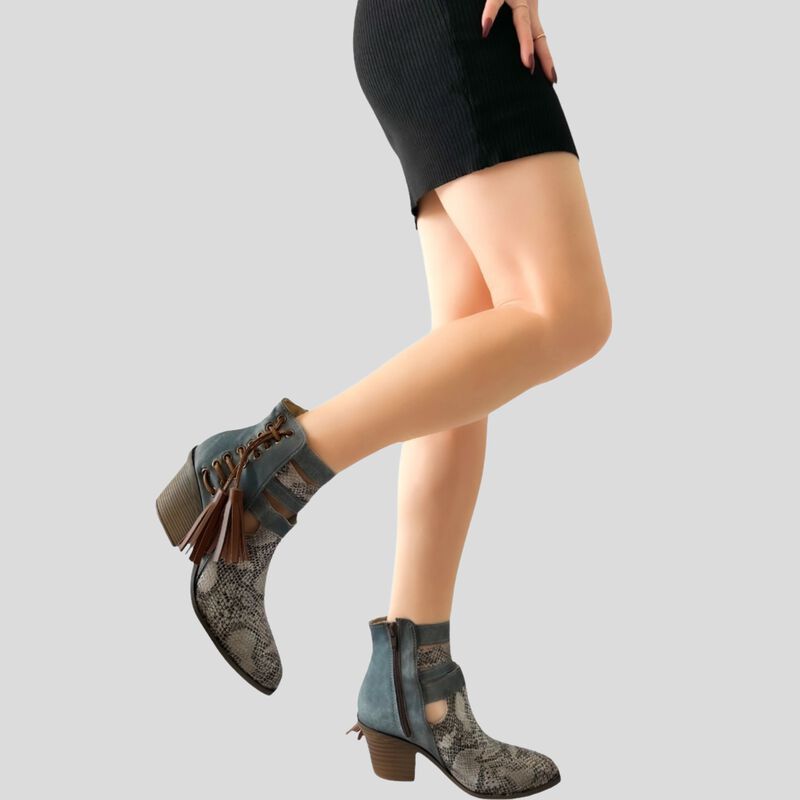 BOTINES DE MUJER CUTOUT MALABIS BOT-1023 COLOR ... image number null