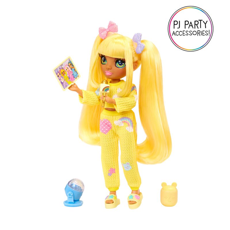 Mu&ntilde;eca De Moda Rainbow High Jr High Pj Party Su... image number null