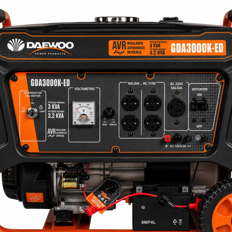 Generador Gasolina 3.2 Kva 212 Cc 10 H Autonom&iacute;... image number null