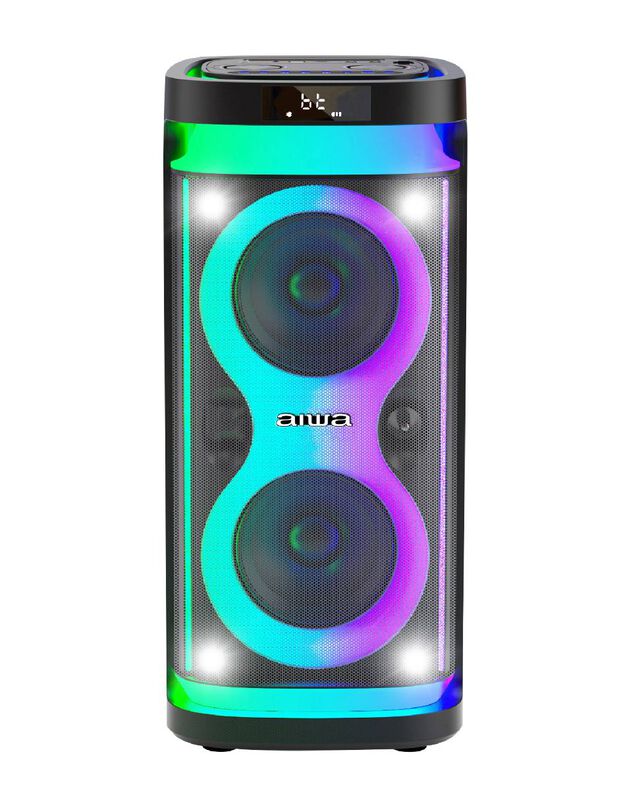 Bocina Bluetooth Portatil Aiwa Karaoke Tws Led ... image number null