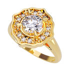 Anillo de Compromiso de 14K con Diamante de Laboratorio 0.50 CT F VS1 Talla 9 ORO AMARILLO 14K&ndash; / FJ695-50-14Y-LG-9