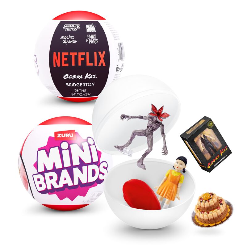 Paquete De 2 C&aacute;psulas Netflix Surprise Toy Mini... image number null